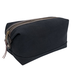 Show Me Love Brand Canvas and Leather Travel Toiletry Bag - SHOW ME LOVE