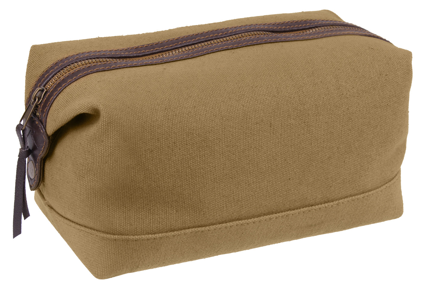 Show Me Love Brand Canvas and Leather Travel Toiletry Bag - SHOW ME LOVE