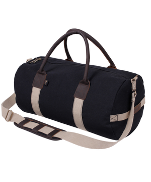 Show Me Love Brand Canvas & Leather Gym Duffle Bag - SHOW ME LOVE
