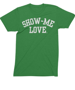 Show Me Love Green Line T-shirt - SHOW ME LOVE